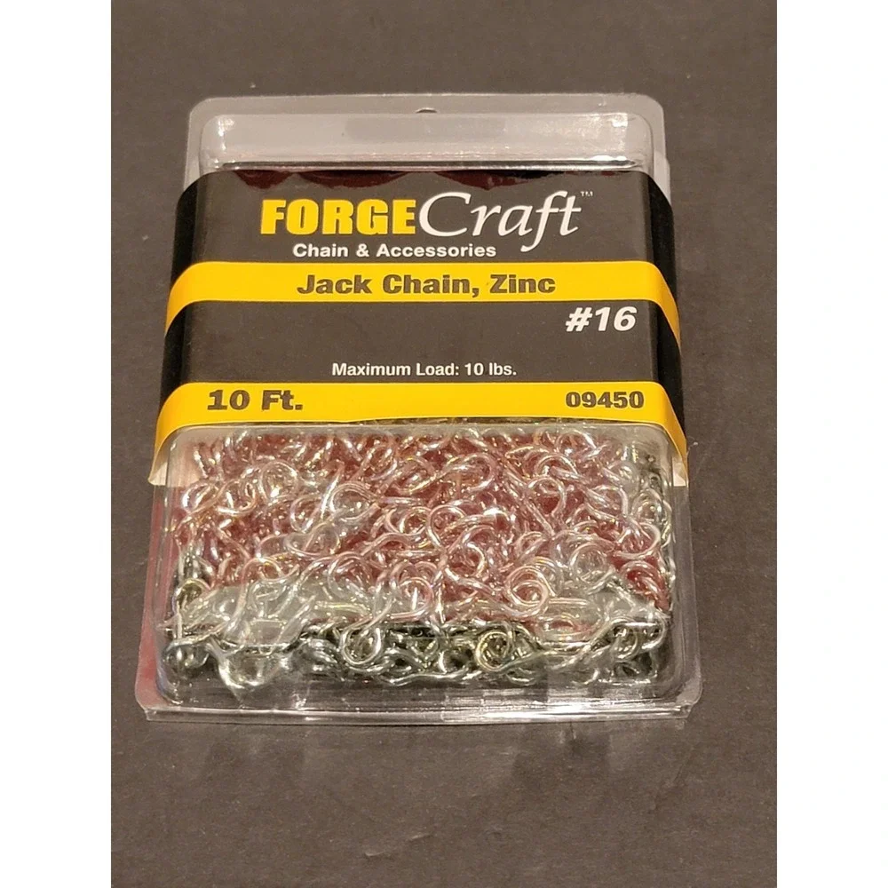 General Utility Chain Lights Garden Hobby Forge Craft Jack Chain Iridescent 10'‎